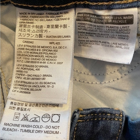 Levi ladies jeans‎ mid rise skinny size 28. - Picture 14 of 14